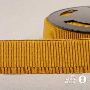  Ruche elastiek 60mm oker per decimeter