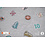 Qjutie & the Qjutest Grijze brushed jogging met patches