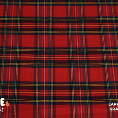 Qjutie & the Qjutest Flanel met een klassieke rode schotse ruit