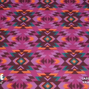 Qjutie & the Qjutest Regenjasstof met roze incaprint