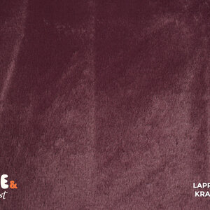 Qjutie & the Qjutest Langharig bont bordeaux