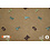 Qjutie & the Qjutest Boucle stof donker beige met letter patches