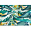 Qjutie & the Qjutest French Terry stof met abstracte bergenprint