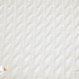 Qjutie & the Qjutest Gebreide kabel ecru