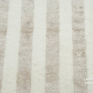  Bamboe badstof gestreept beige-ecru