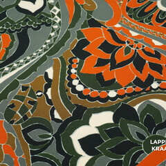  Scuba stof met bohemian print