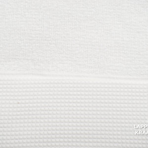  Dubbeldoek wafel/badstof wit