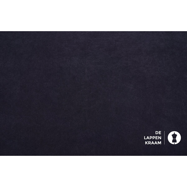 A la Ville Gabardine twill fluweel donkerblauw