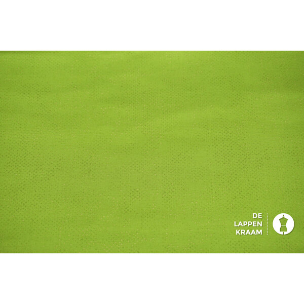 Japans quiltkatoen lime met structuurtje