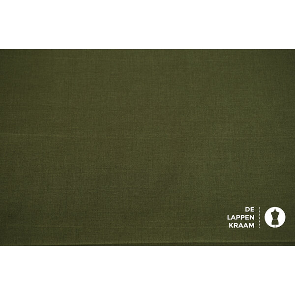 Japans quiltkatoen legergroen