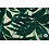Veiling 2 september Coupon 30 Viscose roomwit met groene bladeren 170 x 140 cm