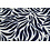 Veiling 2 september Coupon 99 Viscose met donkerblauwe bladeren en lurex 170 x 140 cm