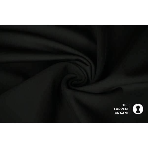 Coupon 235 Scuba zwart 180 x 150 cm