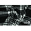 Coupon 255 Scuba zwart met witte ruit 180 x 160 cm