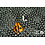 Coupon 346 French terry met abstract ruitjespatroon in grijs 180 x 150 cm
