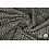 Coupon 409 French terry grijs met rood/zwart leopard printje 180 x 150