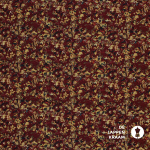  Viscose mille fleur bordeauxrood