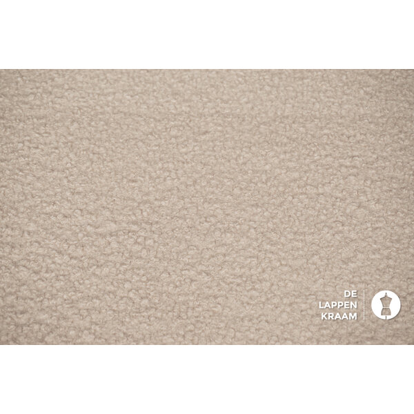 Boucle stof beige