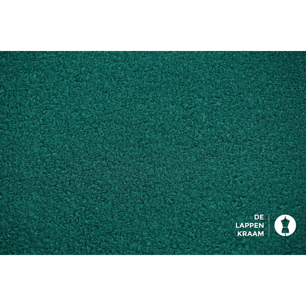 Boucle stof petrol