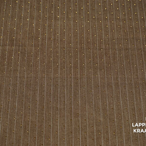 A la Ville Krijtstreep terlenka met stretch en goudkleurige studs