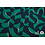 Viscose stof groen blauwe abstracte print