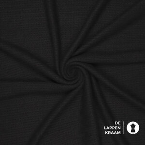 Angora gebreid zwart