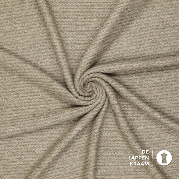 Angora gebreide stof groen