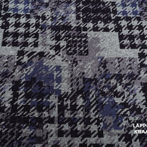 Veiling 2 september Coupon 333 Angora tricot paarse Pied de Poule 170 x 160 cm