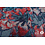 Veiling 2 september Coupon 454 Angora tricot met gevlekt dessin in roze, blauw en grijs 1709 x 160 cm