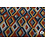 Coupon 68 Angora tricot met ruitjes in brique, geel en grijs 170 x 160 cm