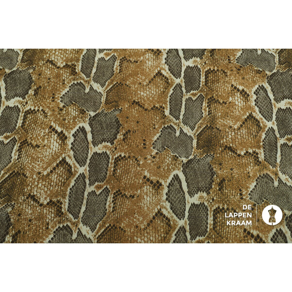 Veiling 2 september Coupon 584 Punta met slangenprint 170 x 150 cm