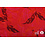 Veiling 2 september Coupon 699 Punta felroze met roze bladeren 170 x 150 cm