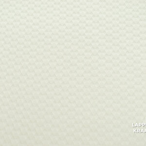  Coupon 73 Punta roomwit gestikt in mini ruitjespatroon 170 x 150 cm