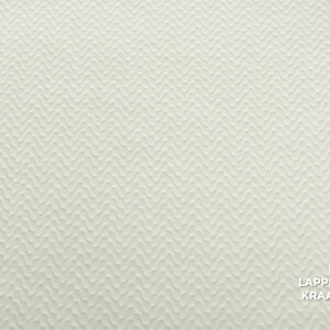 Veiling 2 september Coupon 661 Punta roomwit gestikt in golfjespatroon 170 x 150 cm