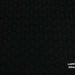 Veiling 2 september Coupon 695 Punta zwart gestikt in zigzag 170 x 150 cm