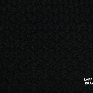 Veiling 2 september Coupon 695 Punta zwart gestikt in zigzag 170 x 150 cm