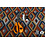 Coupon 68 Angora tricot met ruitjes in brique, geel en grijs 170 x 160 cm