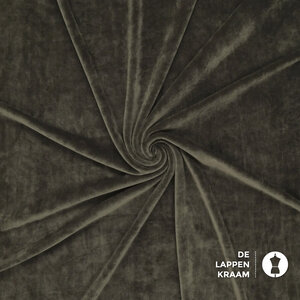 Nicky velours army green