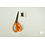 Coupon 66 Punta roomwit gestikt in strepenpatroon 170 x 150 cm