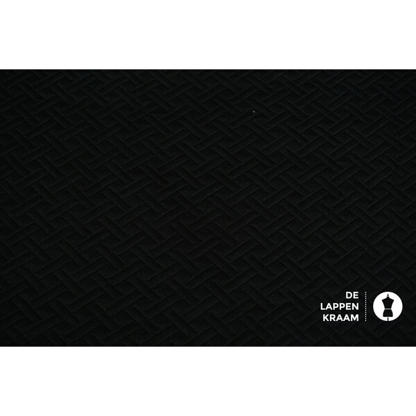 Veiling 2 september Coupon 701 Punta met gestikt streepjespatroon 170 x 150 cm