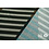 Gebreide stof met strependessin groen, geel en blauw