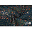 SALE Viscose stof in donkerblauw met mille fleur