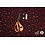 Gebreide stof in luipaardprint bordeaux