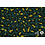 Gebreide stof in luipaardprint petrol
