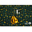 Gebreide stof in luipaardprint petrol