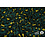 Gebreide stof in luipaardprint petrol