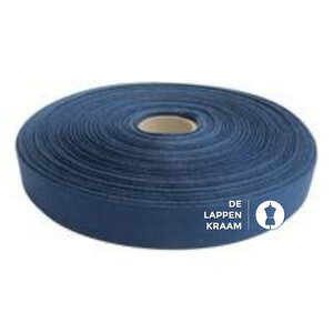  Keperband 1cm jeansblauw
