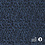 Jeans met donkerblauwe panter-chenille