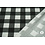 Veiling 2 september Coupon 706 Geblokte katoenen twill in zwart-wit 170 x 150cm