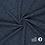 Jeans met donkerblauwe panter-chenille
